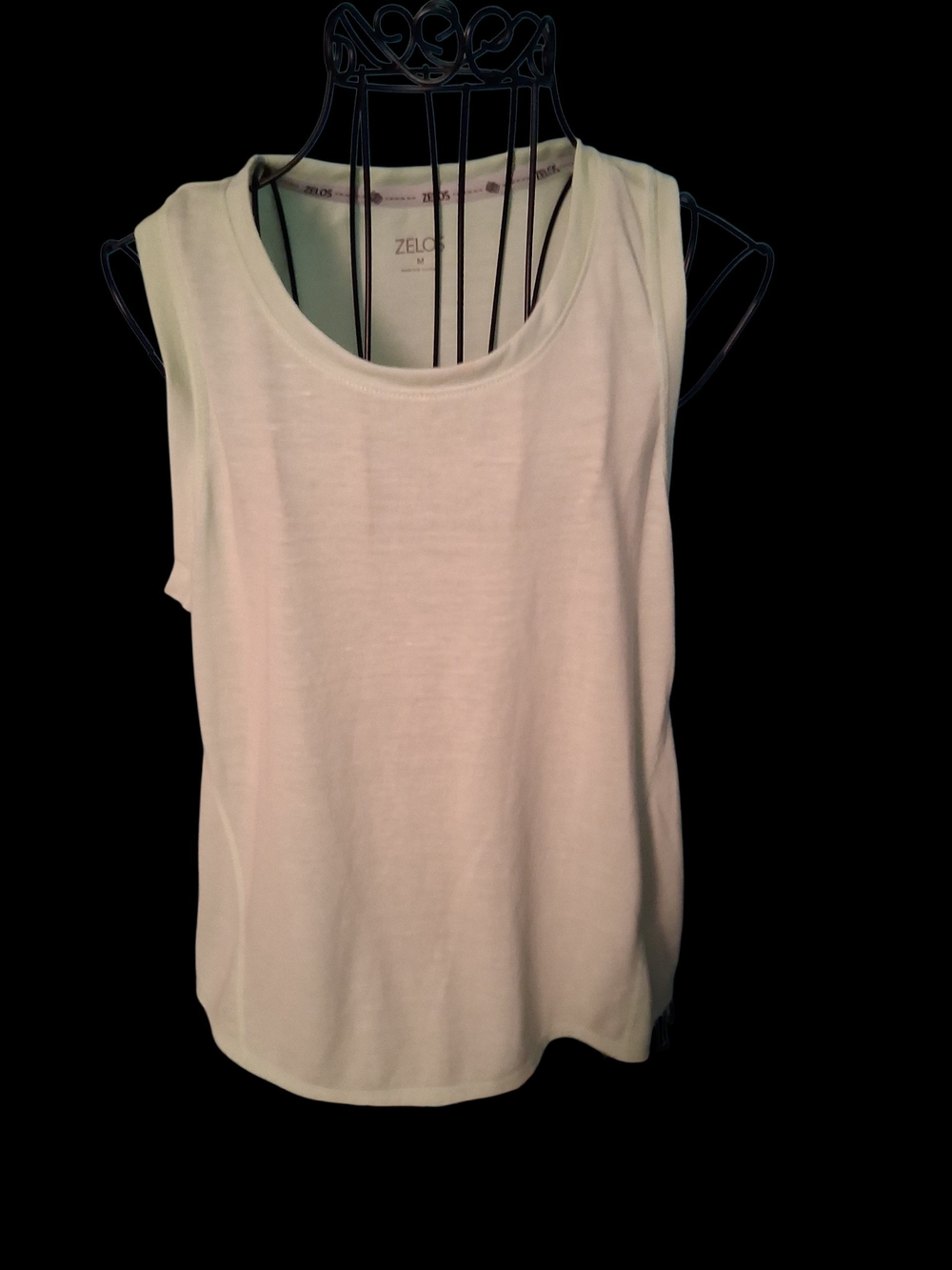Zelos Women's Lime Green Sleeveless Active Tank Top